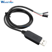 PL2303 PL2303HX USB к UART TTL PL2303HX преобразователь кабеля модуль 4 p 4-контактный RS232 конвертер последовательный адаптер кабель Модуль 2024 - купить недорого