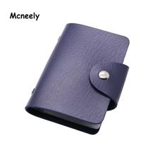 High Quality  24 Cards Bank Credit Card Case Unisex Business Card Holder Wallet ID Holders High Capacity Card Holder 24 Cards 2024 - buy cheap