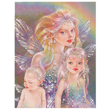 5d diy pintura diamante bordado venda de strass imagem inteiramente de strass quadrado redondo mosaico da decoração de casa bebê mãe anjo 2024 - compre barato