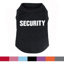 SECURITY Printed T-Shirts Pet Puppy Clothes Shirts Tee Polyester Clothes Tank Tees Top for All Seasons Hot sale Free Shipping 2024 - buy cheap