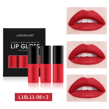 LAMUSELAND 3Pcs/Set Waterproof Long-Lasting Liquid Lipstick Mini Lip Gloss #L18L11x3 2024 - buy cheap