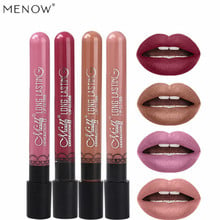 MENOW 14Color Create A Charming Lady's Red Lips Red Velvet Matte Lip Gloss Long-lasting Waterproof Non-stick Cup Liquid Lipstick 2024 - buy cheap