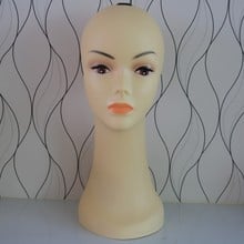 Free Shipping!!Fashionable Style Female Wig Mannequin Head PVC Head Model Hot Sale 2024 - buy cheap