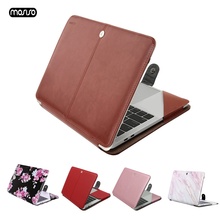 MOSISO PU кожаный чехол для ноутбука MacBook Air 13 дюймов 2018 A1932 чехол для Mac Book New Pro 13 с сенсорной панелью A1706/A1708 2024 - купить недорого