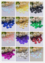 500pcs/lot Flower Sequins 14mm PVC Decoration Sewing DIY Wedding Craft Scrapbook For Clothing 12 Colors AB Plating 2024 - buy cheap