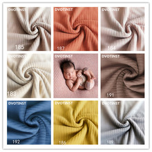 Dvotinst Baby Newborn Photography Props Crochet Knitted Soft Background Blanket Fotografia Accessories Studio Shoots Photo Props 2024 - buy cheap