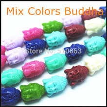 30pcsWholesale Beads Buddha Heads double faces diy fashion beads charms jewelry beads accessories jewelry findings size: 12x16mm 2024 - buy cheap