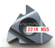 22IR N55 Tungsten Carbide Threading Lathe Inserts Tungsten Carbide Threading Inserts 55 degree External Threading Inserts 2024 - buy cheap