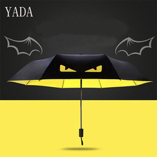 YADA New Fashion Personality Creative The Eye Of The Devil Folding Umbrella For Men Wind Proof-portable Anti UV Umbrella YS315 2024 - buy cheap