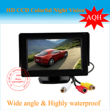 Promotion 4.3 inch HD Car monitor Car Color TFT LCD display Monitor Rearview DVD w/ PAL/NTSC free shipping Wholesale 2024 - buy cheap