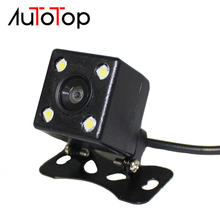 AUTOTOP Car Rear View Camera With 4 LED Night Vision Universal Backup Parking Camera Waterproof 170 Wide Angle HD Color Image 2024 - buy cheap