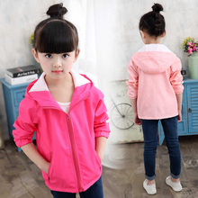 Baby Girls Windbreaker 2019 Autumn Jackets For Girls Trench Coats Windbreaker For Children Outerwear For Girls Jacket Clothes 2024 - compre barato