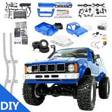 WPL C24 DIY Radio Control Car Off-Road RC Car Parts 1:16 Tracked Military Truck Body Assembly C24K Kit Modification Version 2024 - buy cheap