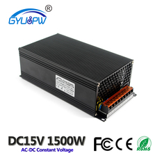 Single Output 15v DC Power Supply Switching 100a 1500w Led Driver Transformer 110V 220V AC to DC15 SMPS For CCTV LED Strip Lamp 2024 - buy cheap