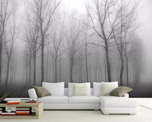 Papel de parede personalizado beibehang em forma de neblina, decoração europeia, para casa, sala de estar, quarto, murais 3d 2024 - compre barato
