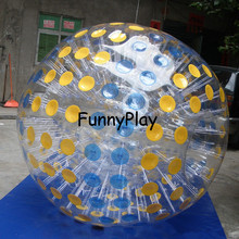 Bola zorb de 3 M de diámetro, Bola de hámster para humanos, material de PVC de 0,8mm, juego interactivo al aire libre, bola inflable zorb a la venta 2024 - compra barato