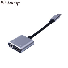 2019 USB Type C Male To 3.5mm Jack Earphone Adapter CableAudio For Xiaomi Mi 6 Huawei P20 Mate 20 Pro Type-C  Charge Adapter 2024 - buy cheap