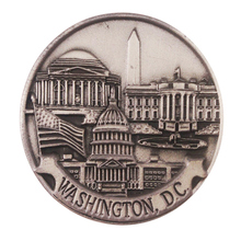 Custom Antique Silver Coin New 3D Zinc Alloy Coins 2024 - buy cheap