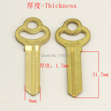 A027 left groove Wholesale Locksmith Keymother Brass House Home Door Blank Key Blanks Keys 25 pieces/lot 2024 - buy cheap