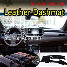 For Lexus ES200 ES260 ES300H ES350F 2018 2019 Leather Dashmat Dashboard Cover Dash Mat SunShade Carpet Custom Car Styling 2024 - buy cheap