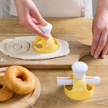 Molde de plástico ABS de grado alimenticio para hacer donas, utensilio de cocina para hacer rosquillas, cortador, utensilios de pastelería 2024 - compra barato