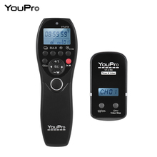 YouPro-mando a distancia inalámbrico para VT-2, mando a distancia con temporizador LCD, disparador, transmisor y receptor de vídeo para videocámara Sony 2024 - compra barato
