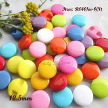 Loose buttons 144pcs 12.5mm One / Mixed color thicker resin shirt buttons sweater cardigan buttons sewing accessories wholesale 2024 - buy cheap