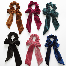 Velvet Scrunchie Women Girls Elastic Hair Rubber Bands Accessories Gum For Women Tie Hair Ring Rope Ponytail Holder 2024 - buy cheap