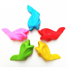 10pc Creative Silicone Fish Pen Holder Environmental Child Pencil Writing Pen Holder Correction School Supplies Korea Stationery 2024 - buy cheap