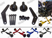 Cubierta izquierda y parte derecha del motor para motocicleta, almohadillas de choque, deslizadores de marco, Protector para Yamaha YZF R3 R25 2014 2015 2016 2024 - compra barato