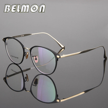 Pure Titanium Spectacle Frame Women Vintage Eyeglasses Men Computer Optical Retro Eye Glasses For Female Male Clear Lens RS321 2024 - buy cheap