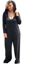 Plus Size 3xl Long Sleeve Rompers Womens Jumpsuit Autumn Loose One Piece Sexy Wide Leg Streetwear Bodysuit Overalls AE195 2024 - buy cheap