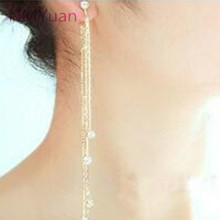 Korea exaggerated high-quality pre-two new luxury long tassel earrings ear wire earrings wholesale fashion 3 2024 - buy cheap