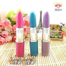 30 pcs/Lot, Free Shipping, Wholesale Promotion Novelty Pen, Colorized Pole Lipstick Style Ballpoint Pen, Lovely Gift, 5 Color 2024 - buy cheap