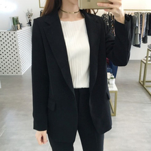 Set female 2019 autumn new temperament elegant solid color wild suit jacket + casual nine pants fashion two-piece suit 2024 - buy cheap