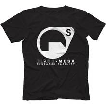 Футболка Black Mesa Research Factory, 100% хлопок, футболка с надписью «Half Life Inspired», мужская летняя футболка с o-образным вырезом, 2019 2024 - купить недорого