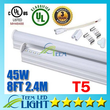 X50 CE RoHS UL Integrated 8FT 45W T5 Led Tube Light 4800lm 85-265V Led lighting Fluorescent Tubes Lamp lights Warranty 3 years 2024 - buy cheap
