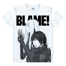 Blame! T-Shirt Killy Shirt coolprint anime and manga awesome top Printed T Shirts cosplay costumes anime cute shirts a 2024 - buy cheap