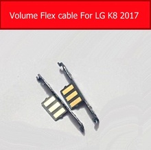 Гибкий кабель вверх/вниз для LG K8 2017, LG-M200N, LG-US215, Боковая кнопка регулировки громкости, гибкий ленточный кабель для ремонта, замена 2024 - купить недорого