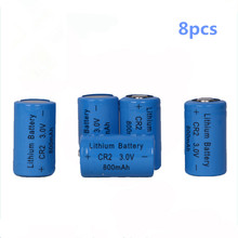 Batería de litio de 8 unids/lote SHSEJA CR2 800mah 3V para sistema de seguridad Cámara GPS Equipo Médico Cámara batería de litio 2024 - compra barato