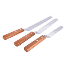 Инструмент для кухонного ножа, 3 размера 6 "/8"/10 ", для украшения торта, прямой шпатель, гладкое лезвие для наполнения, инструмент для нарезки, 1 шт. 2024 - купить недорого