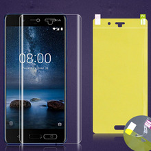 Для Nokia 8 sirocco 8,1 7,1 6,1 5,1 3,1 2,1 7 Plus 6 5 3 X6 X5 прозрачный мягкий ТПУ чехол + Полное покрытие гидрогель нано пленка 2024 - купить недорого