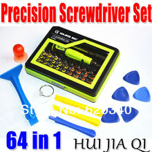 Free shipping Wholesale 2013 new 64 in1 Multi-purpose precision Magnetic Screwdriver Set PC Notebook phone iphone4 Chaiji tools 2024 - buy cheap