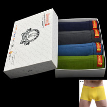 TECHOME 4pcs/lot underwear boxers shorts cotton solid cuecas boxer mens underwear cotton underpants male pure panties shorts 2024 - buy cheap