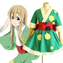 K-ON! Kotobuki Tsumugi Dot Printing Yukata Kimono Dress Uniform Cosplay Costumes 2024 - buy cheap