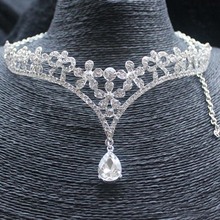 Tiaras de cristal con diamantes de imitación para la frente, accesorios para el cabello de boda, gran oferta 2024 - compra barato