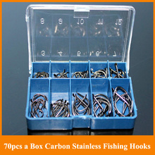 Freeshipping 140pcs 2 boxes High Carbon Stainless Fishing Hooks Japaness Brand Fishing Geer Accessories Tackle 2024 - buy cheap