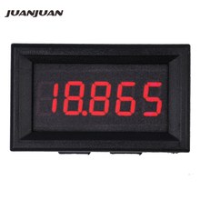 Car Red LED digital display DC 0.000-33.000V Motorcycle Voltage Meter 5 bit Volt panel Gauge Voltmeter tester 10%off 2024 - buy cheap