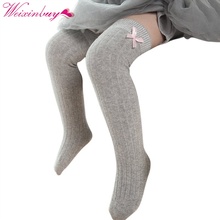 Meia-calça feminina branca de algodão, meia-calça de malha com costura elástica na cintura, para meninas, primavera 2024 - compre barato