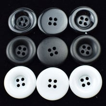 4 Holes Button Fashion Resin Round Big Button Coat Boots Sewing Clothes Accessories Sewing Buttons Garment Sewing Accessories 2024 - buy cheap